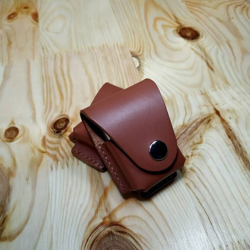 Zippo lighter leather pouch