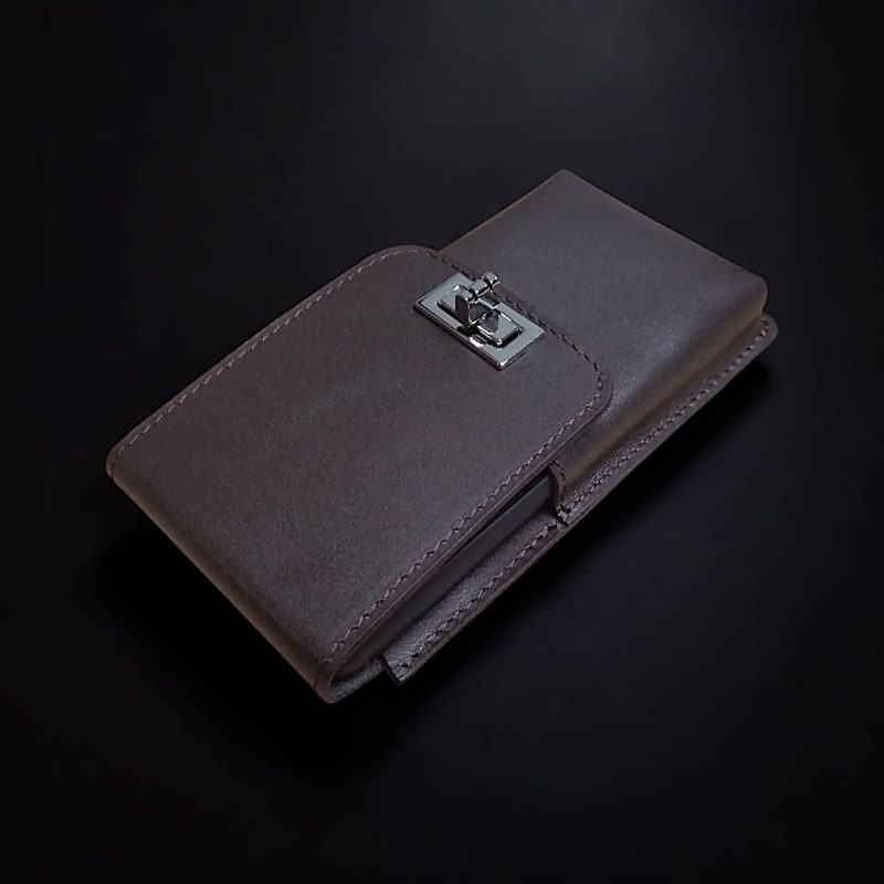 Leather phone waist pouch, holster, case