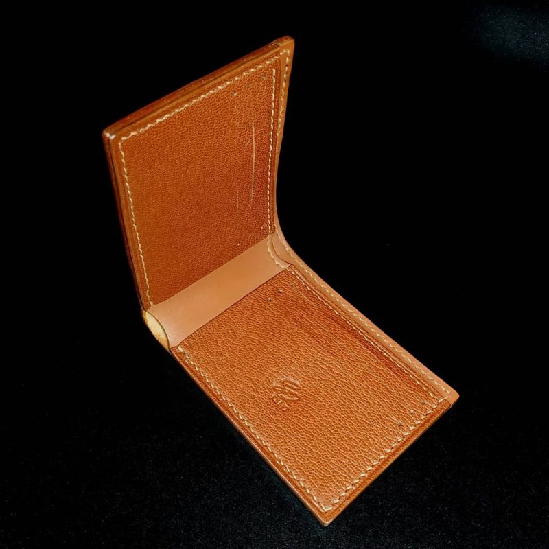 8 card slot brown Vegetable Tan Leather