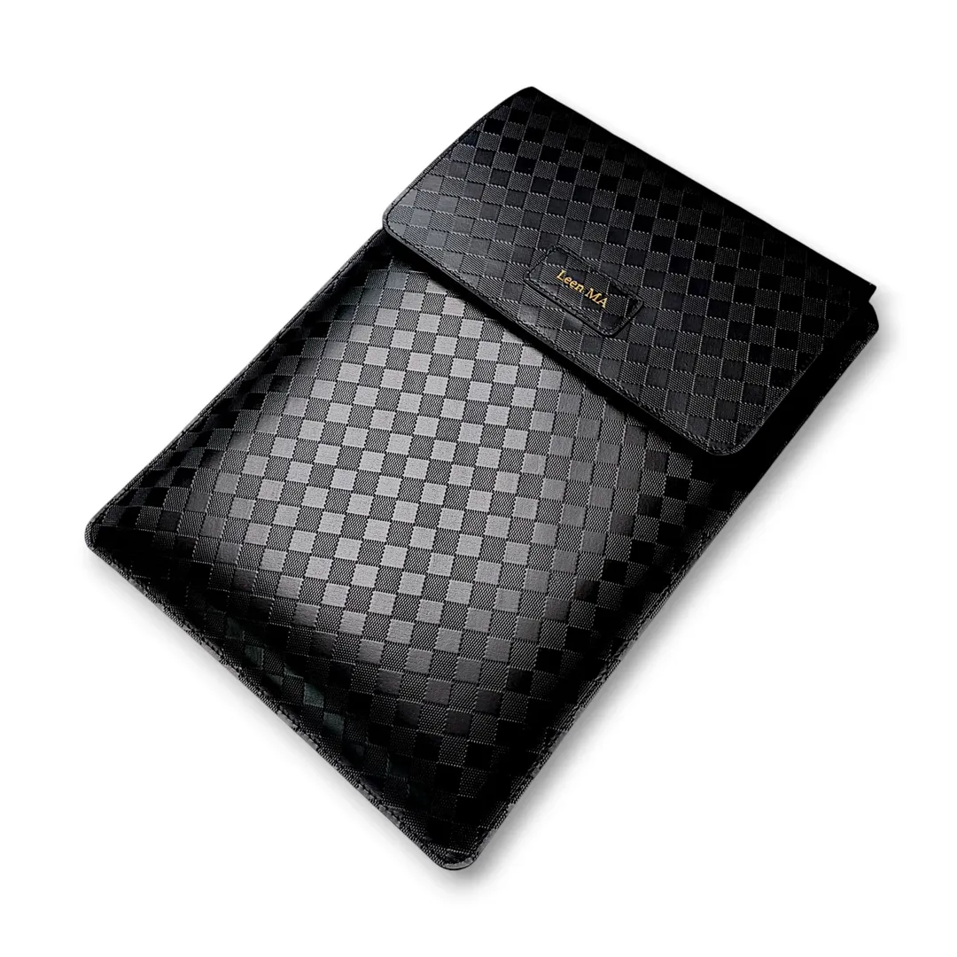Leather Laptop & Document Sleeve – Fits 13”/14” Devices
