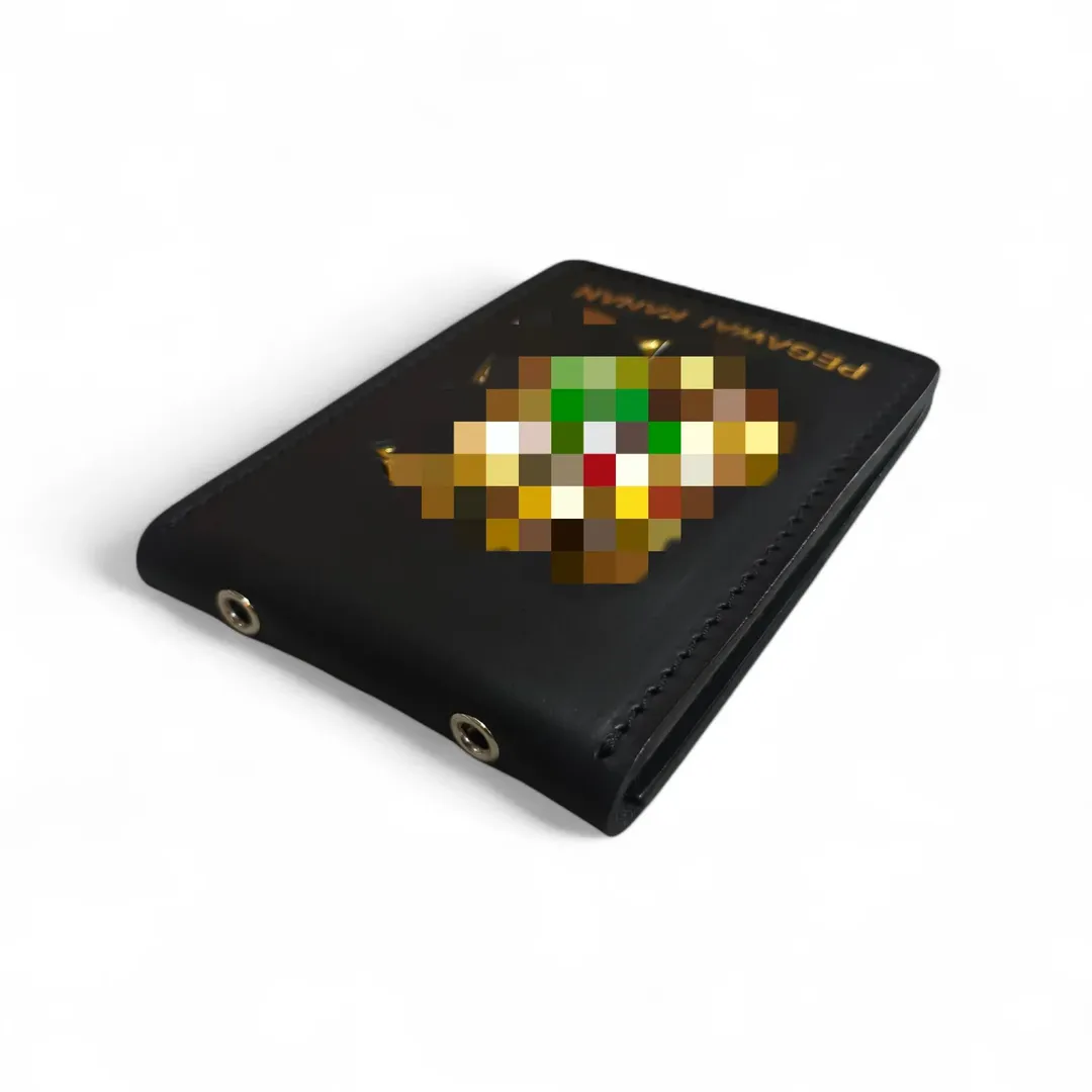 Leather badge holder / id card holder