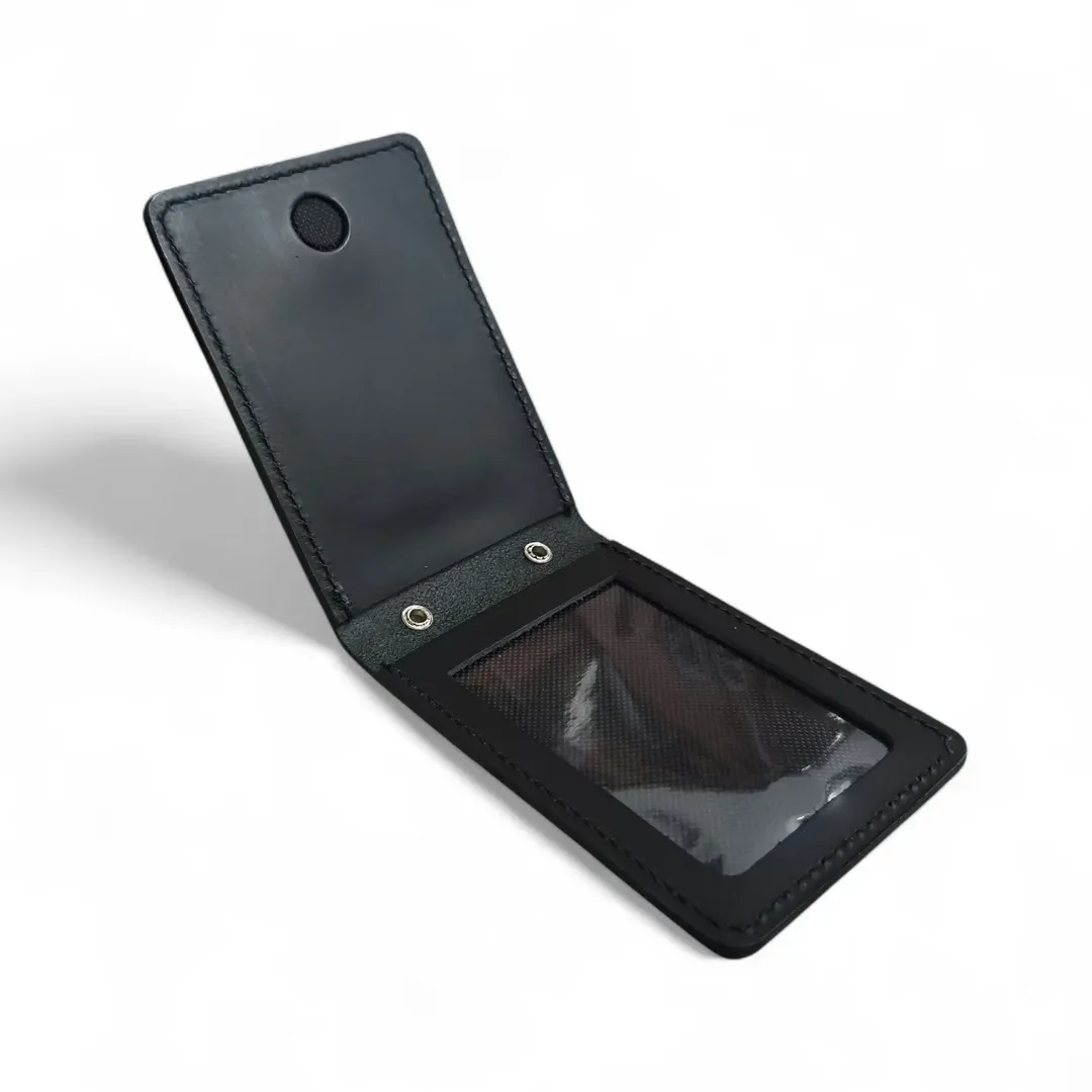 Leather badge holder / id card holder