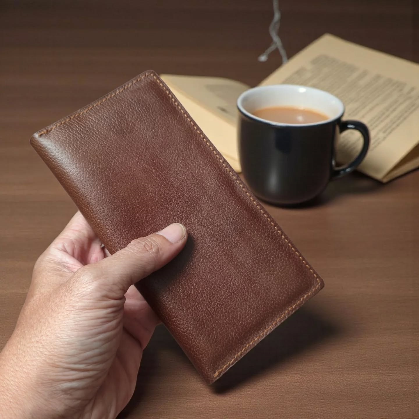 Long wallet... 4 card slot + 2 cash compartment