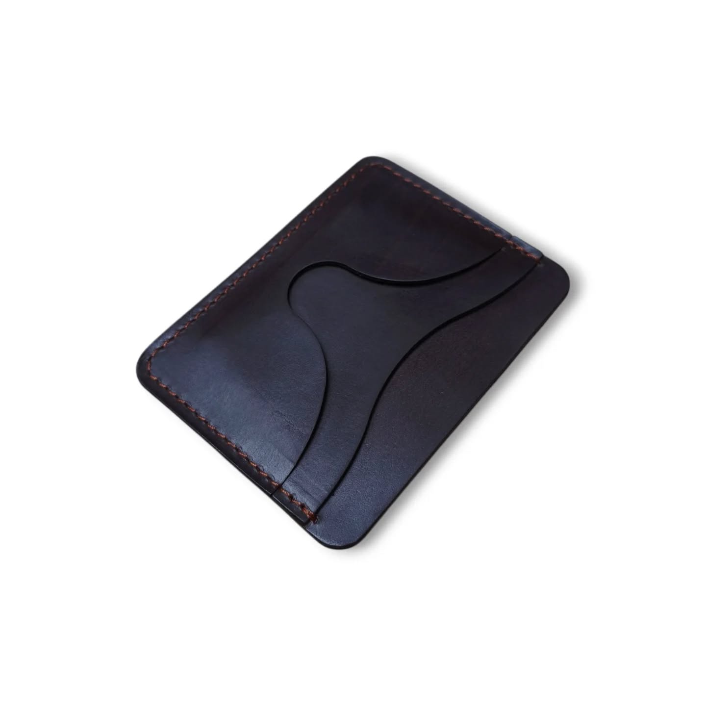5 cards slot black minimalist men wallet